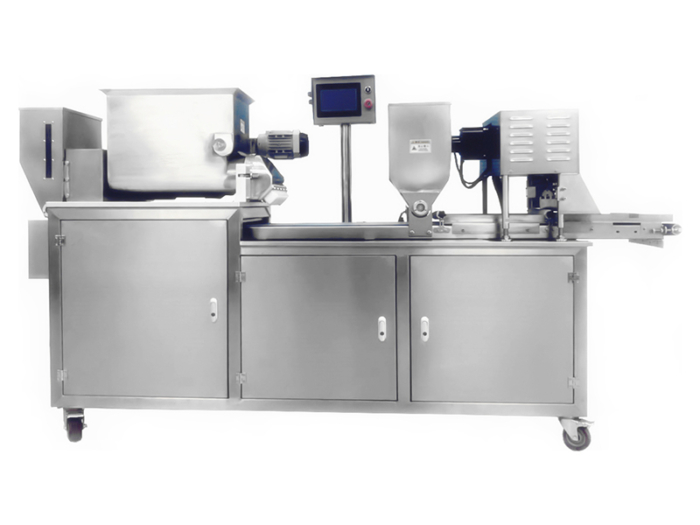 Mochi Topping Machine Filled Mochi Cake Machine with Ultrasonic Cutting