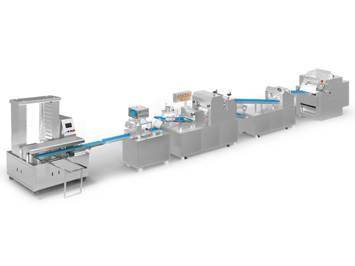 Automatic Sweet Bread Bun Making Machine Line